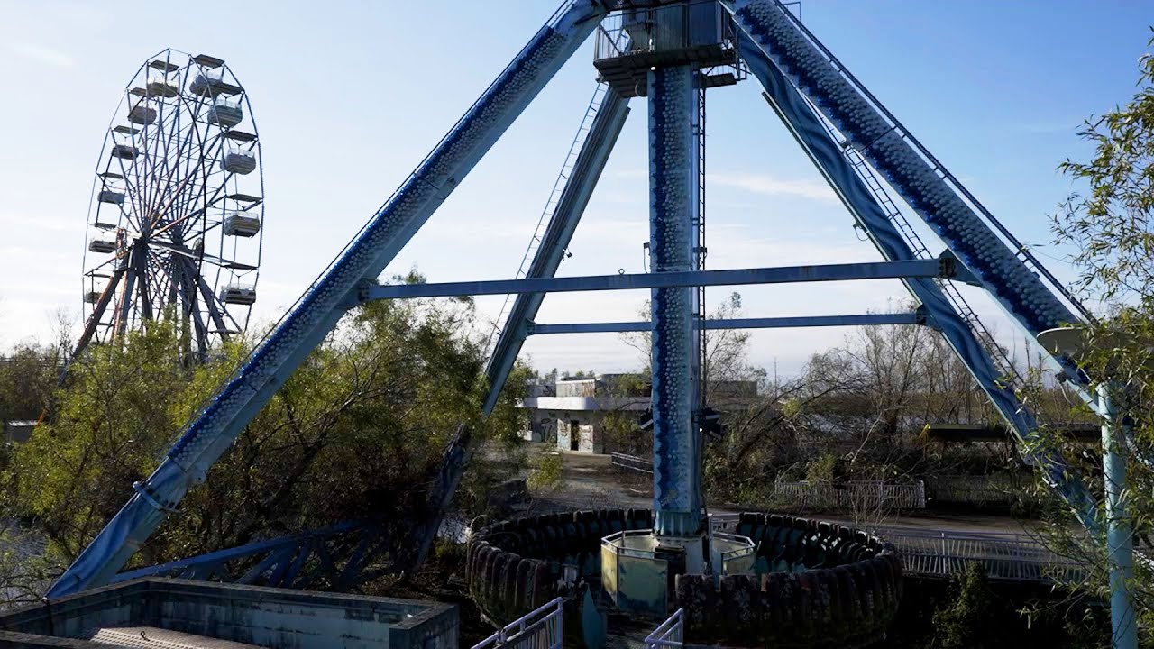Пойман в заброшенном парке развлечений Six Flags в Новом Орлеане