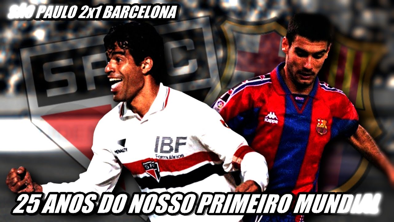 BARCELONA 1 X 2 S&Atilde;O PAULO - MUNDIAL DE CLUBES 1992