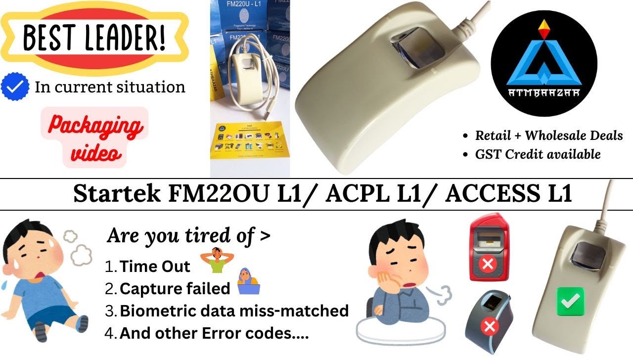 Startek FM220U L1 Fingerprint Scanner - Access ACPL L1