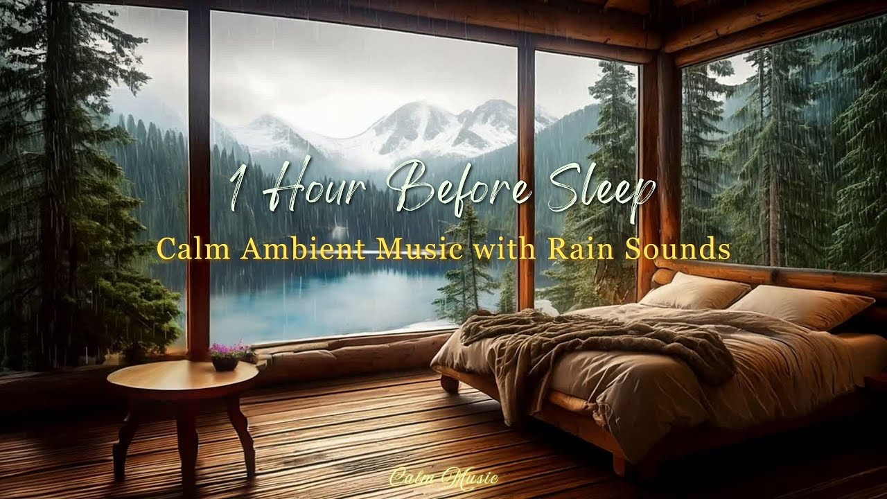 Calm Music | Drift into Stillness with Raining Sounds🌙 Ultra Calm Ambient Music for Deep Sleep