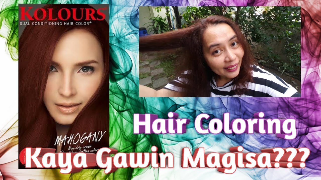 DIY Hair Coloring Dye ( Kaya Magisa?) #haircolor #haircoloring #dye #kolours #diyhaircoloring
