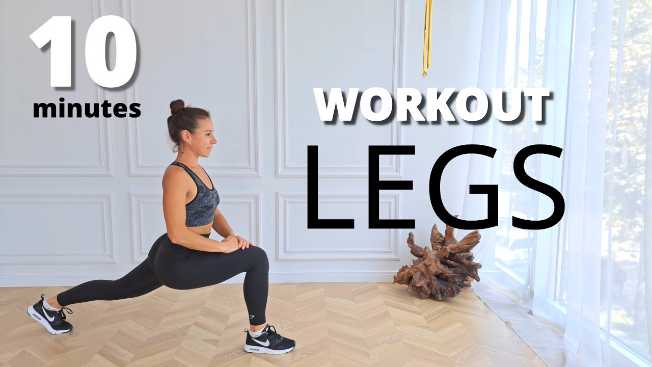10 MIN LEGS WORKOUT / Toned Legs / No Equipment / home workout