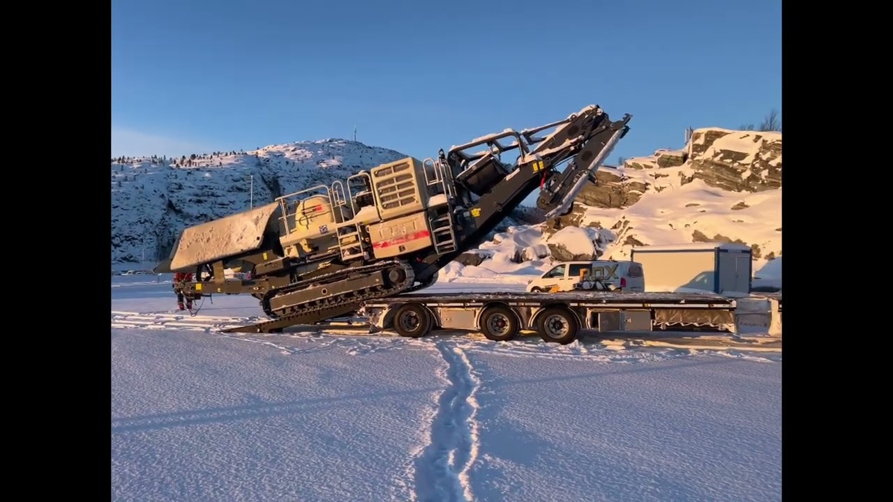 Metso LT96 On and Off the semitrailer