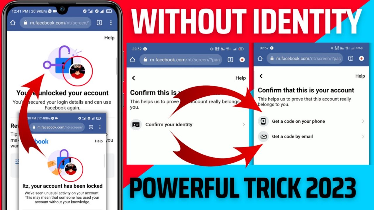facebook account locked how to unlock 2023 || how to unlock facebook account without id proof 2023