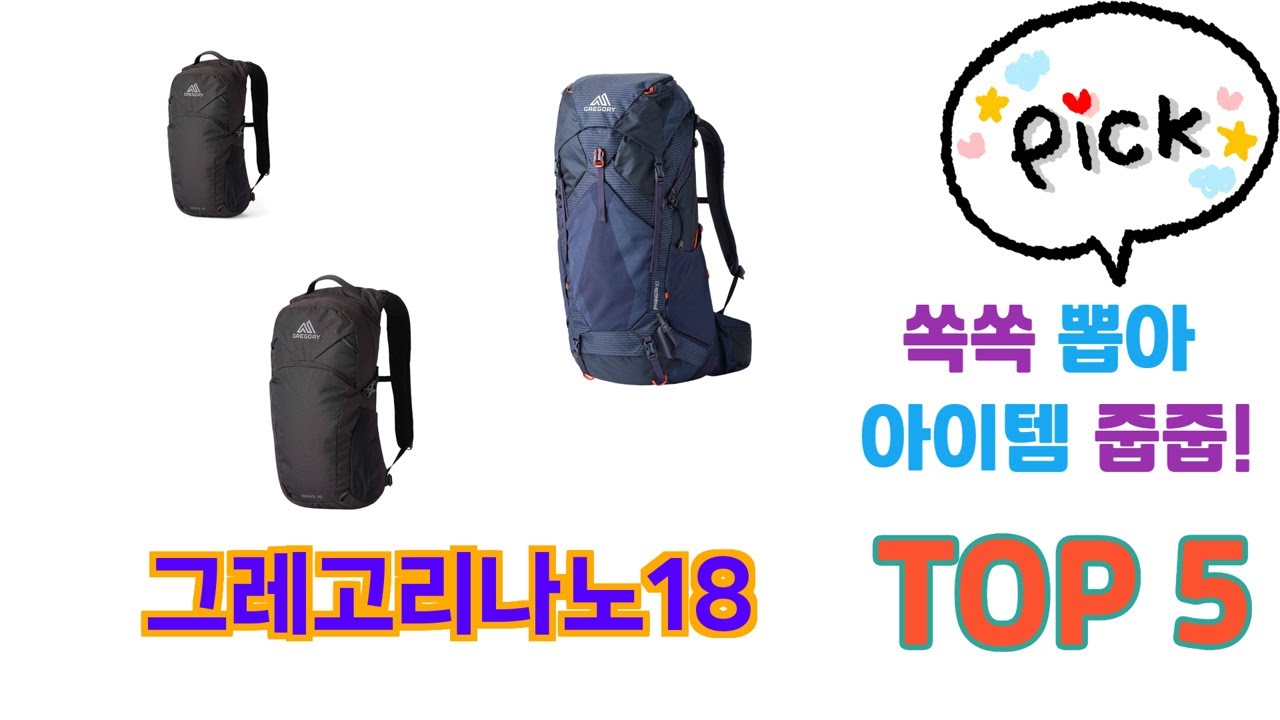 초보자도 고르기 쉬운 그레고리나노18 추천 5가지