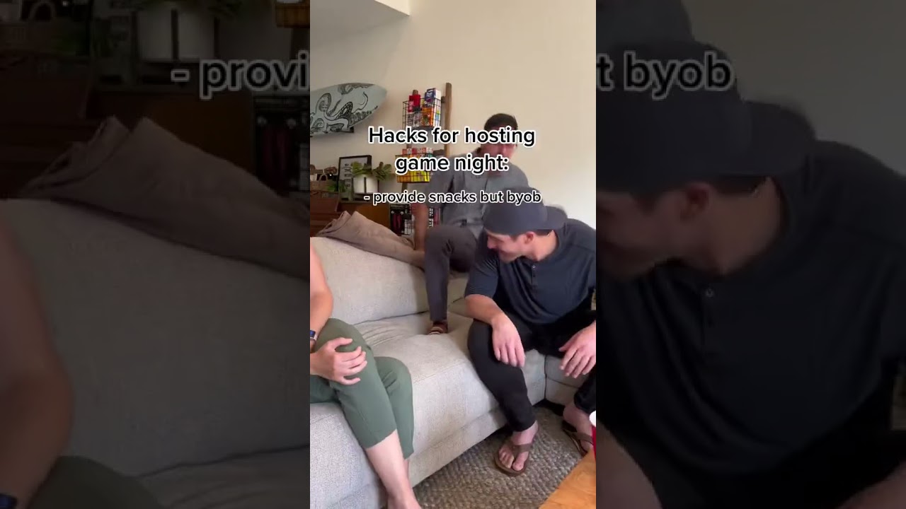 Game Night Hosting Hacks For A Fun Time With Friends #shorts