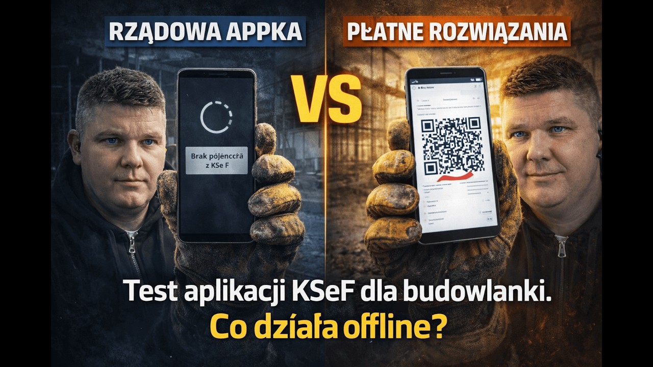 Rządowy KSeF vs Rzeczywistość na budowie. Która aplikacja przetrwała test?