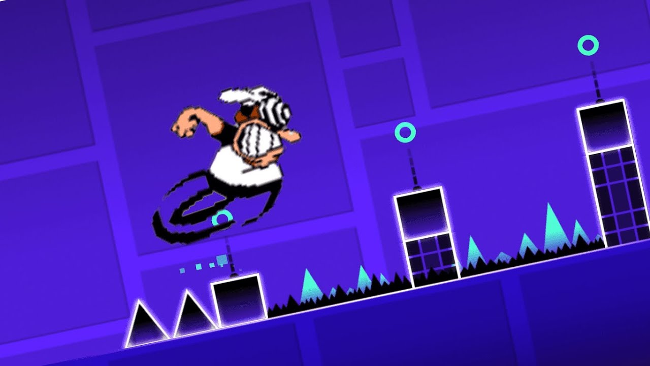 (Custom Level) Pizza Tower X Geometry Dash - Stereo Madness