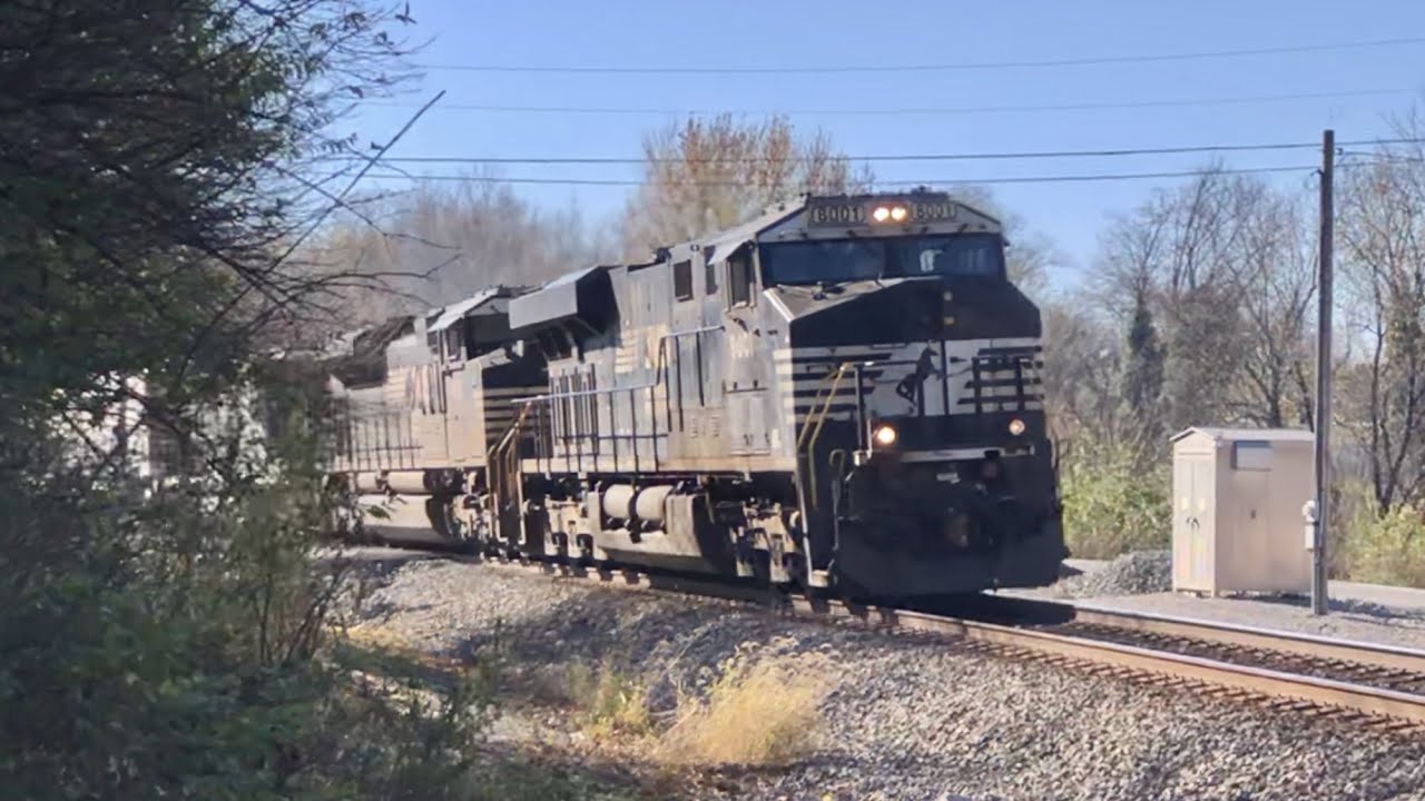 Radar Speed Check On Lightning Fast Train!  CSX Maintenance Of Way Parade! Norfolk Southern Vs CSX