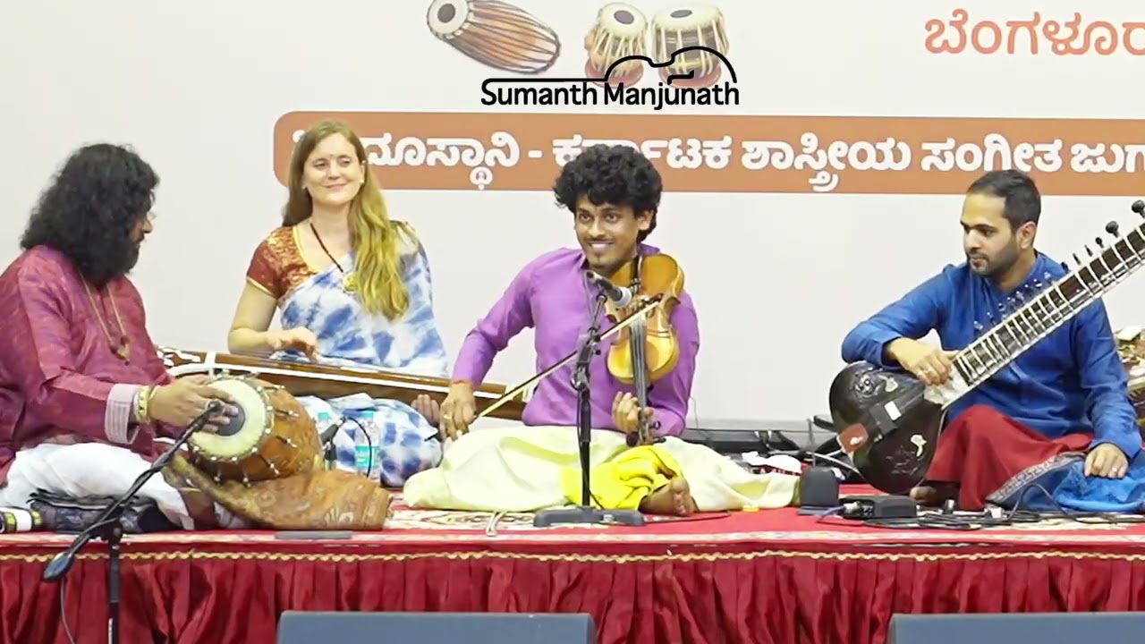 Carnatic Violin & Mridangam Conversation | Sumanth Manjunath & Vid. Patri Satish Kumar | Live