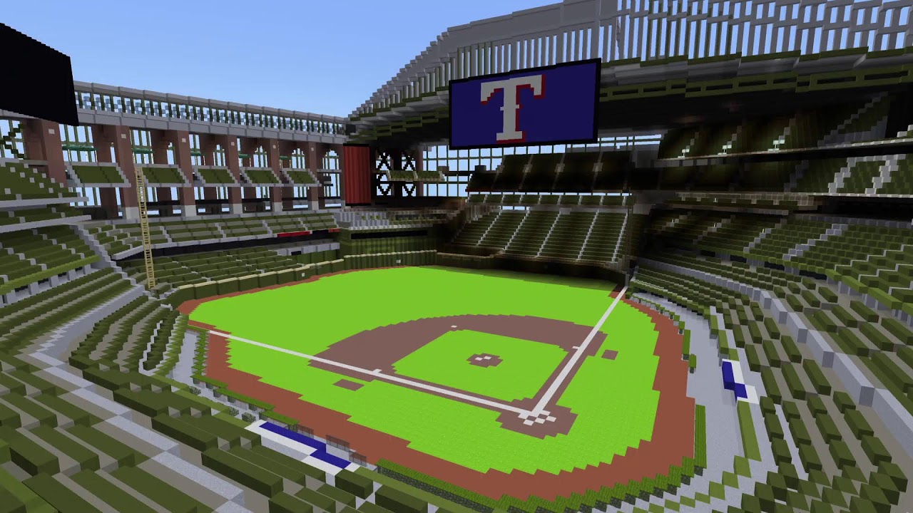 Globe Life Minecraft fly by