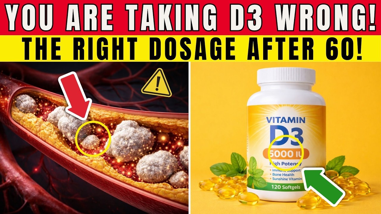 10,000 IU Vitamin D After 60 — Safe or Dangerous Truth? | Senior Health Tips