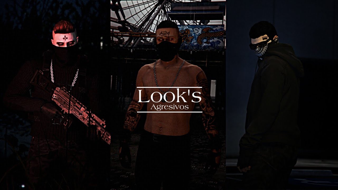 3 Look's Agresivos Pará Hombre (GTA 5 Online) Xbox/Ps4