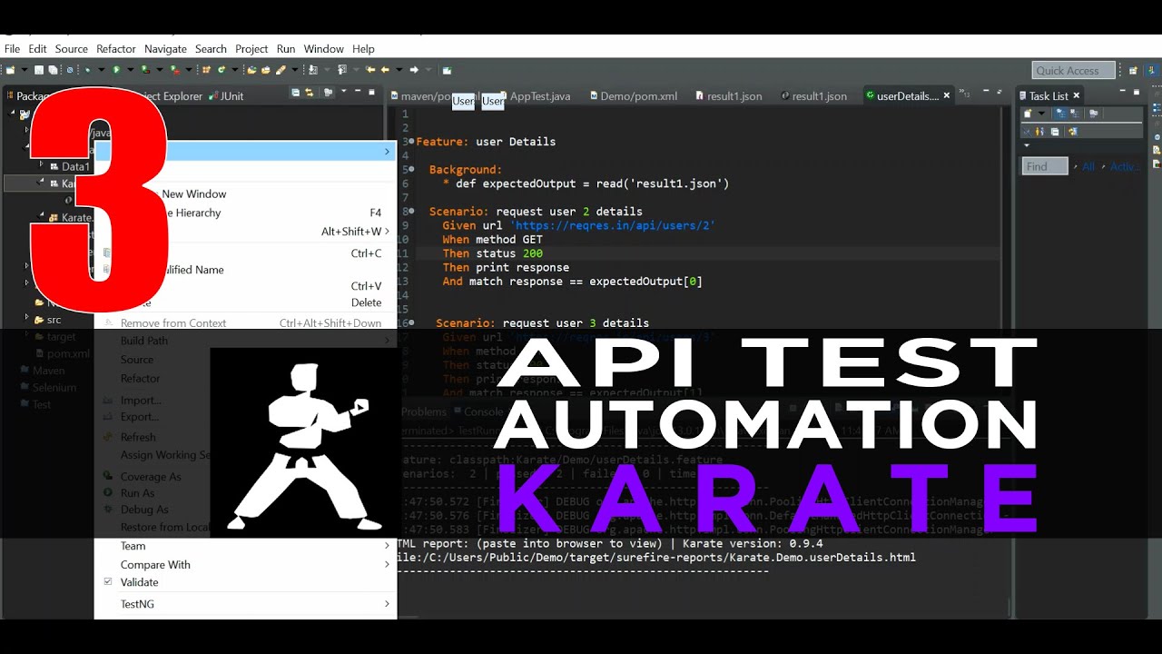 Karate | Re-Use Feature File | Read External File with Multiple Data | API Test Automation | Part 3
