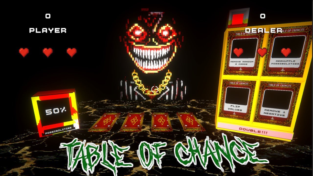 [Itch.io]WHY RNG WHY | Table of Chances