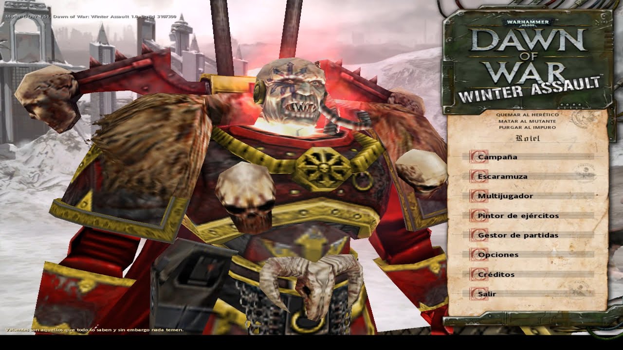 Dawn of War: Winter Assault (AE) | Campaña Desorden | Español