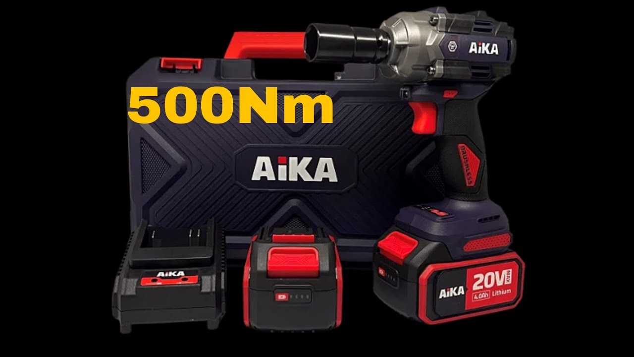 AIKA - Chave de Impacto - 500Nm Primeiras impressões.