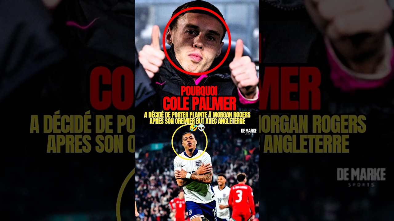 Comment Palmer poursuit Morgan Rogers après son premier but avec l’Angleterre. 🤣💀 