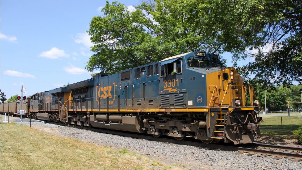 A Chase of CSAO CA-64 With the Last Outbound Coal Train From Deepwater 6/4/23