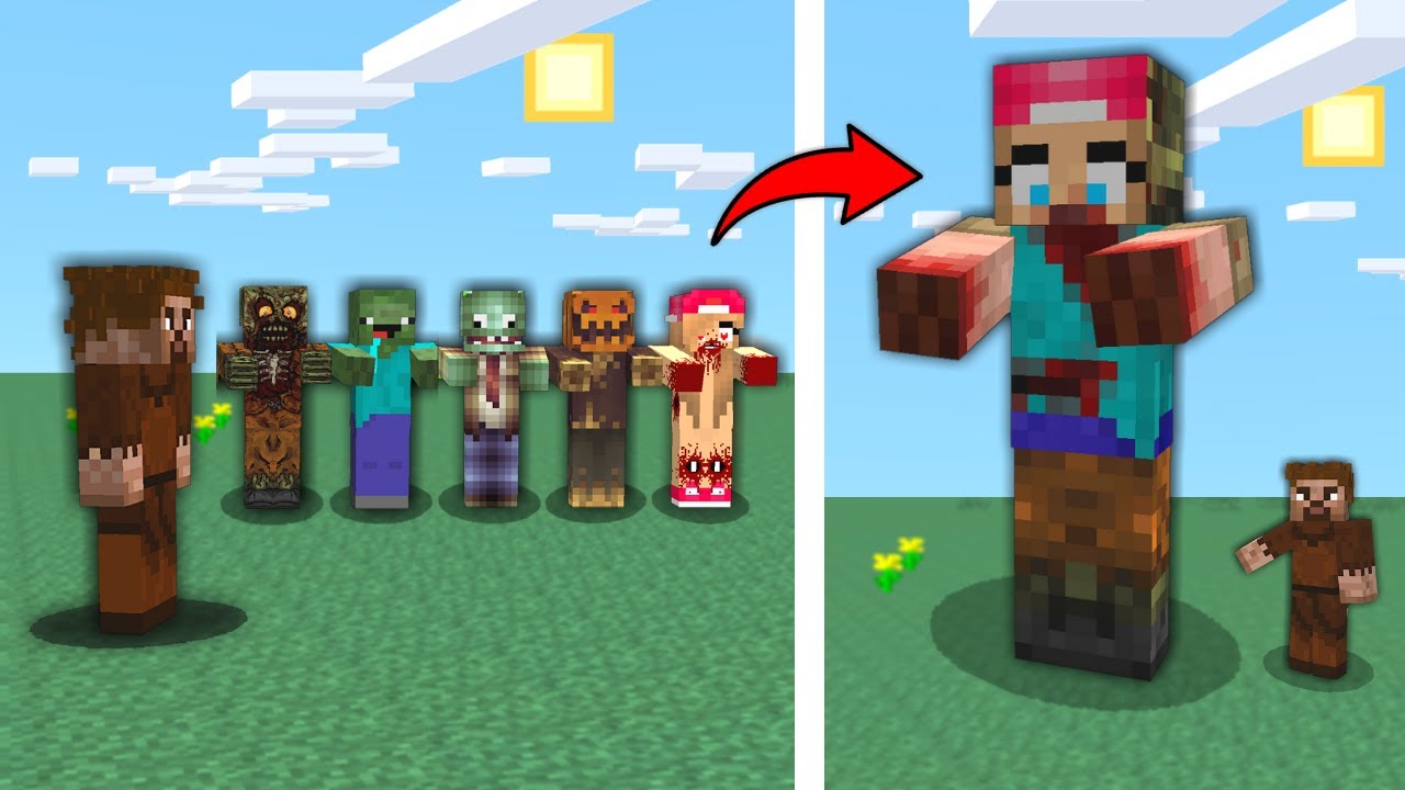 ZOMBİ ÇETESİ BİRLEŞTİ, KOCAMAN OLDU! 😱 - Minecraft