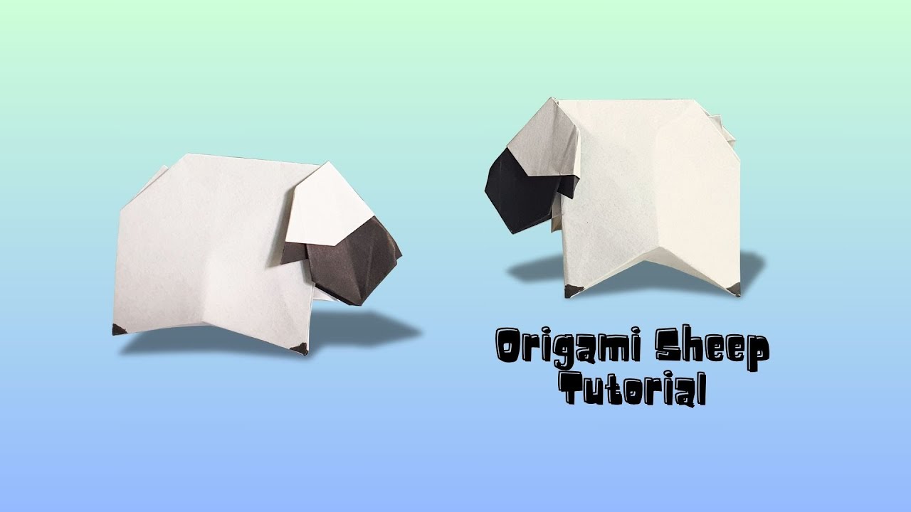 Origami Sheep Tutorial for Kids & Beginners | Fun Paper Animal Craft | Craftsy Sloth