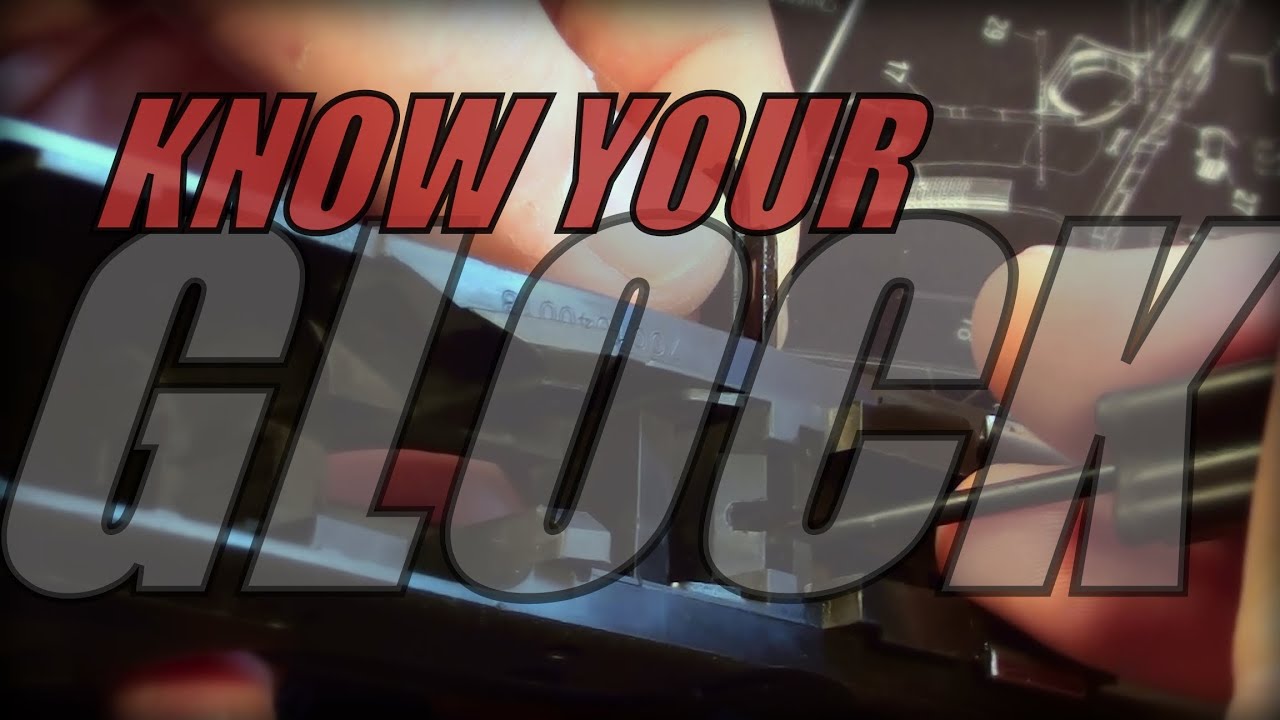You're the Glock Armorer