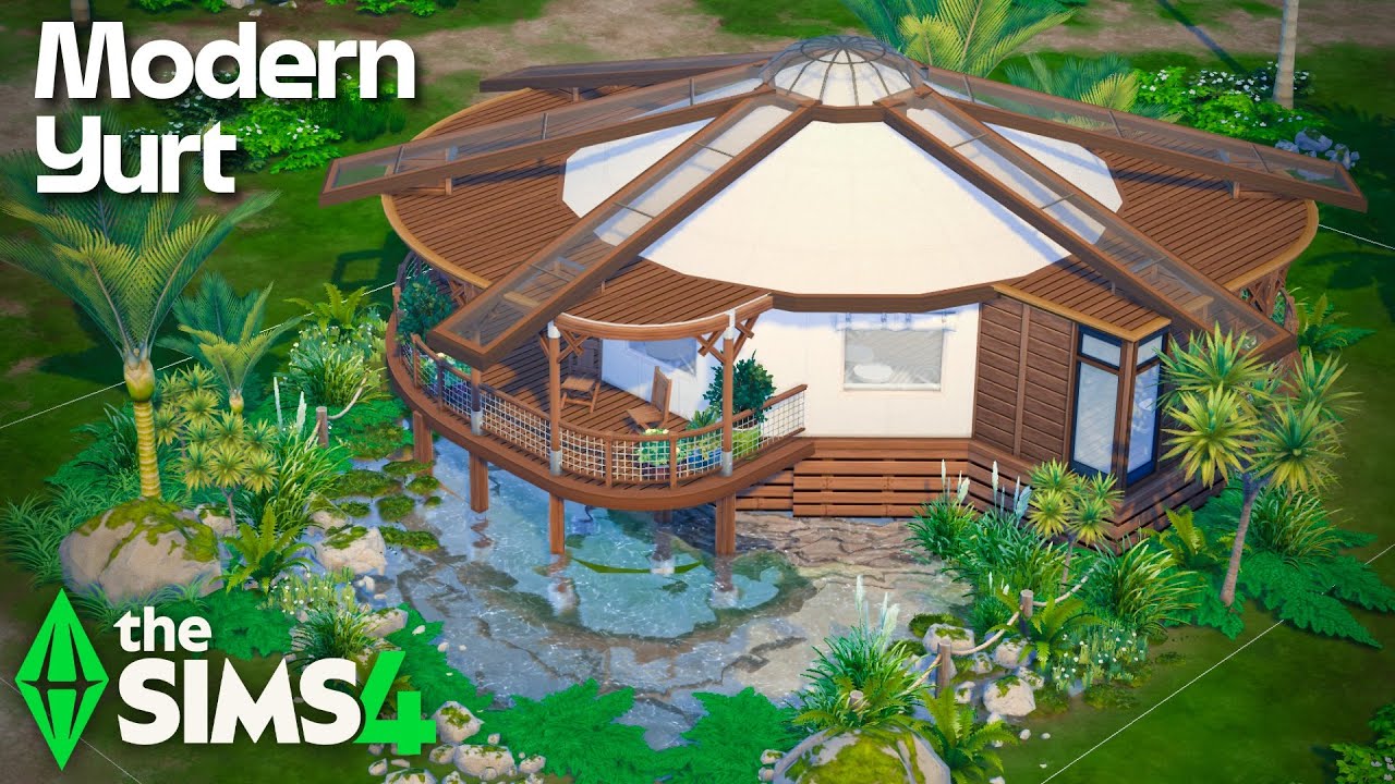🛖 Sims 4 Современная юрта | Приключения ждут новичка