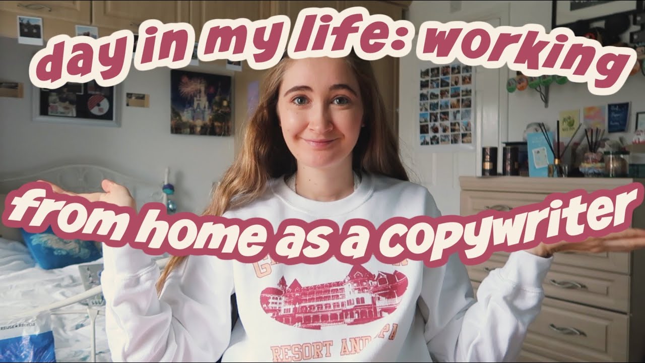 day in my life as a copywriter working from home + MAGICAL SURPRISE !!