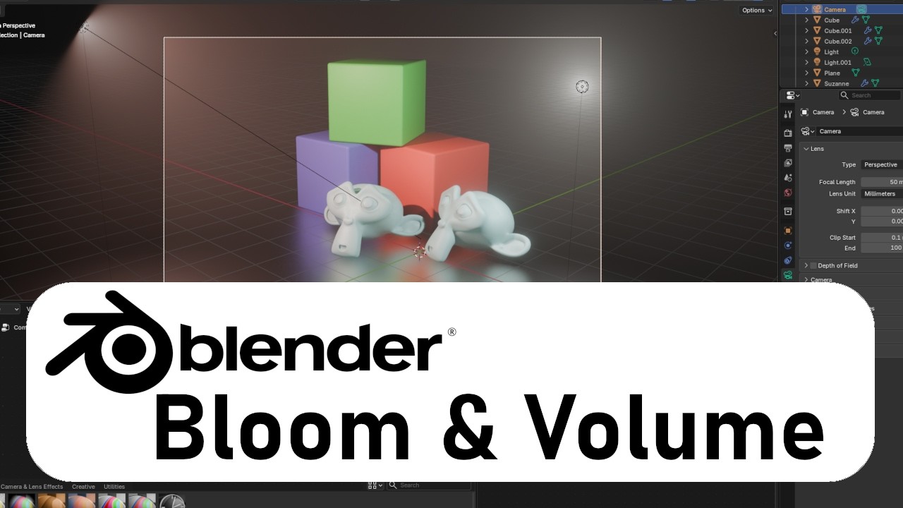 How to add Bloom and Volumetric Lighting to Blender