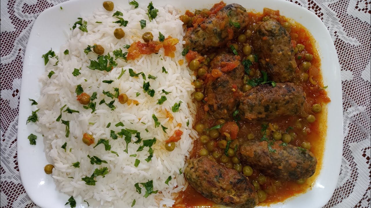 Kefta épinards🥬et viande hachée🍛 accompagné d'un riz Basmati 😋