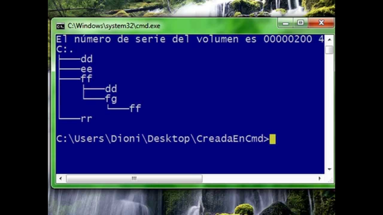Comandos Básicos Cmd (CD,DIR,CLS,MD,TREE,VOL,DEL Y OTROS)...