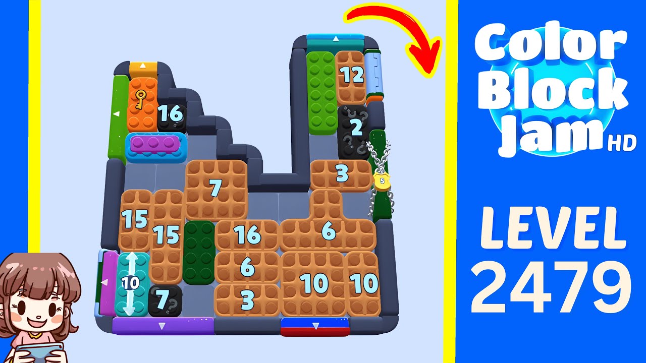 Color Block Jam Level 1568 (2479) Solution Walkthrough