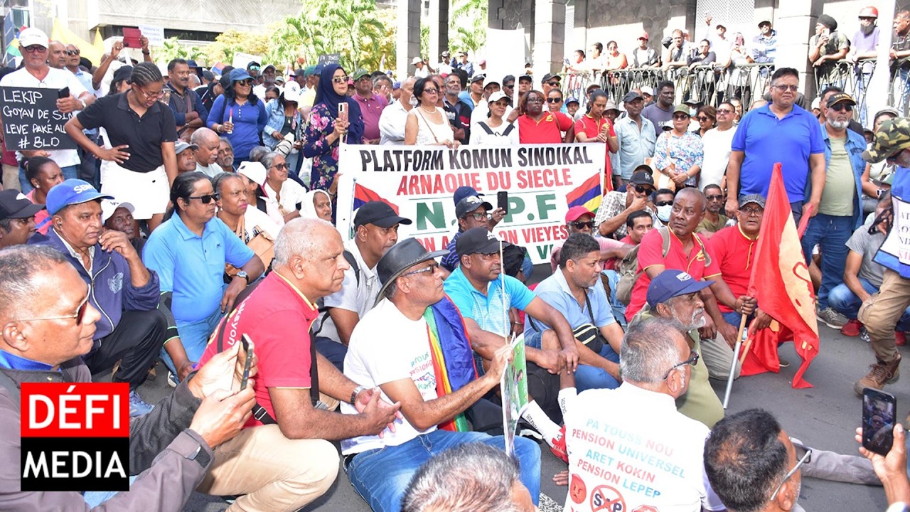 [En direct] Marche pacifique de la Plateform Komin Syndikal &agrave; Port-Louis