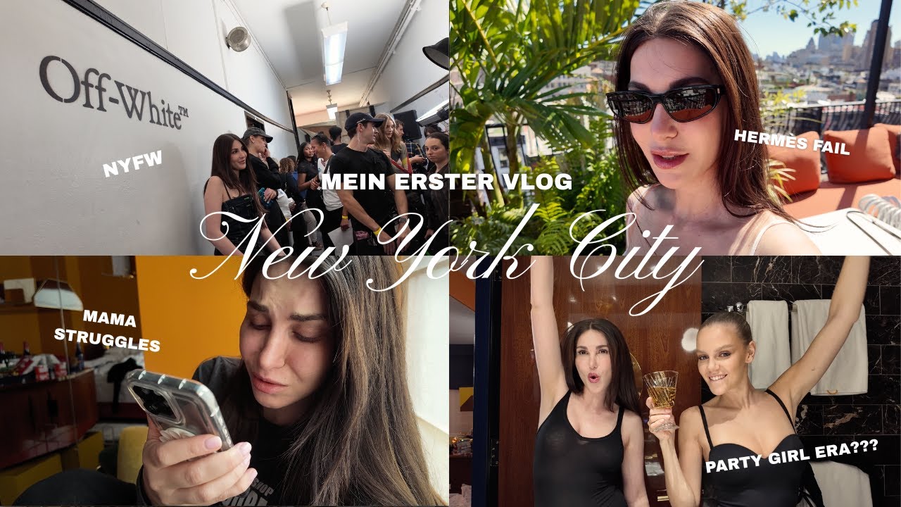 Mein erster Vlog in NYC: New York Fashion Week 2025, Off-White Show & Realtalks mit Laura Abla