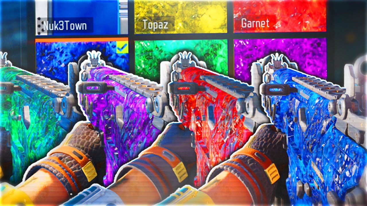 HOW TO GET NEW DARK MATTER CAMO COLORS - 5 NEW RARE CAMOS IN BLACK OPS 3! (INSANE New Camos)