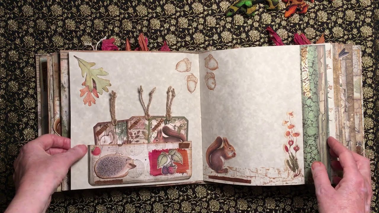 Journal in a box - Stamperia forest paper pad