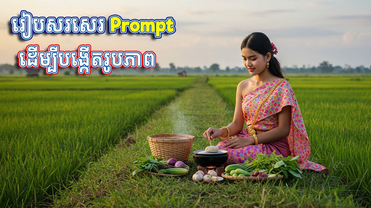 របៀបសរសេរ Prompt ដើម្បីបង្កើតរូបភាពជាភាសាខ្មែរ