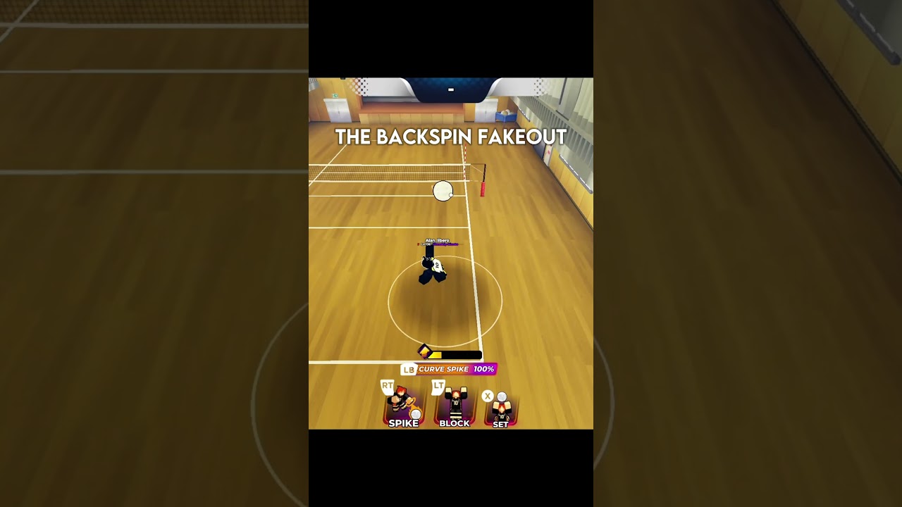 How tot use curve spike in volleylegends roblox