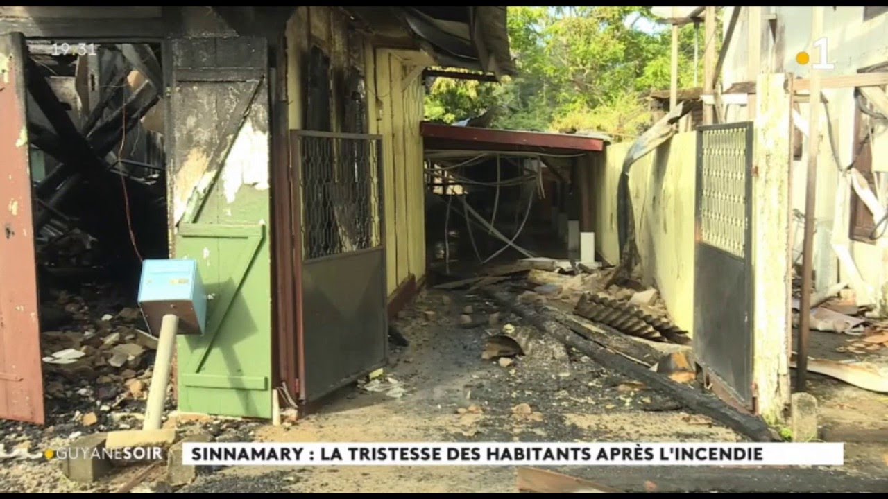 Sinnamary : la tristesse des habitants après l'incendie