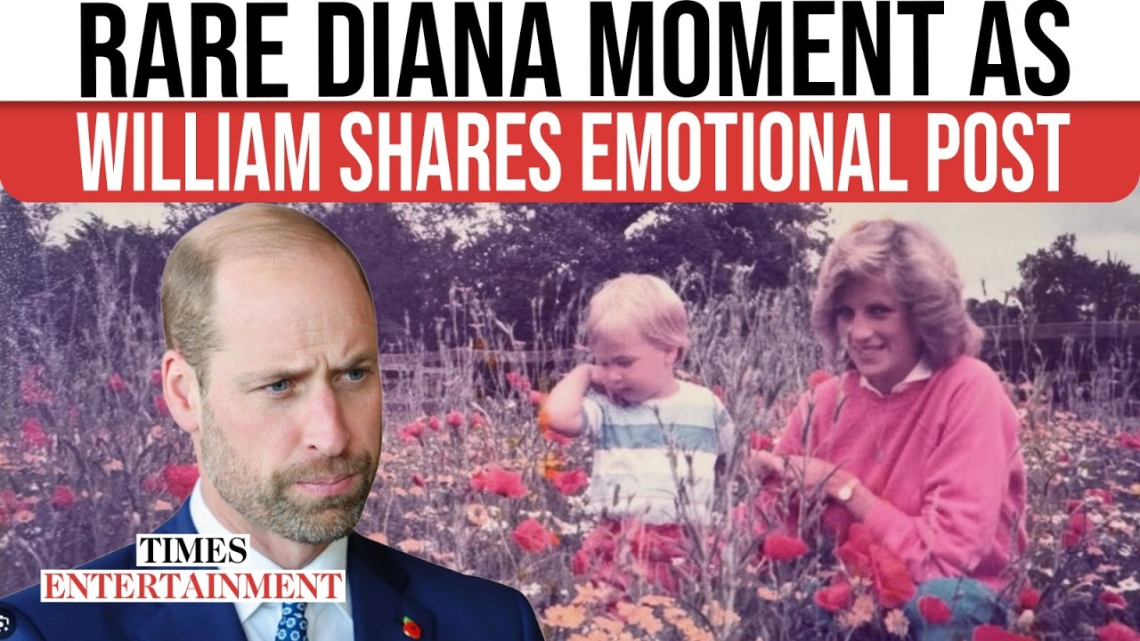 Prince William Shares 'Unseen' Princess Diana Photo In Emotional Mother’s Day Tribute | WATCH