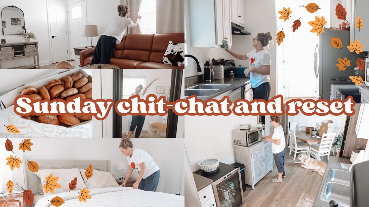 Welcome October! My Sunday Fall Reset + Cozy Clean with Me