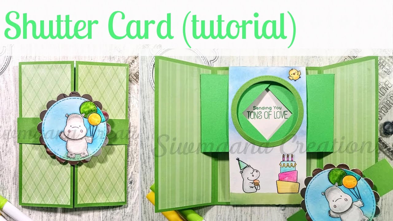 Shutter Card | DIY Interactive Card | Step by Step Tutorial