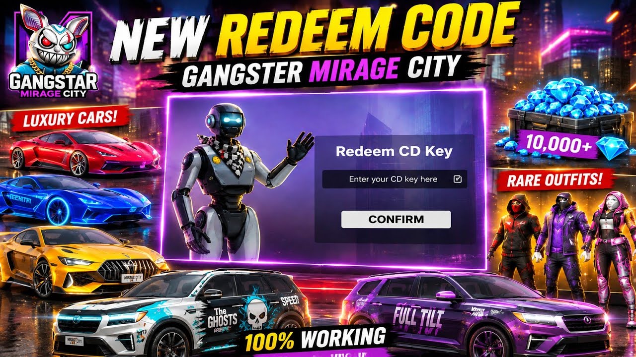 New Code 🔥Gangstar Mirage City Redeem Code 🔥 | How to Apply Redeem Code in Gangstar Mirage City