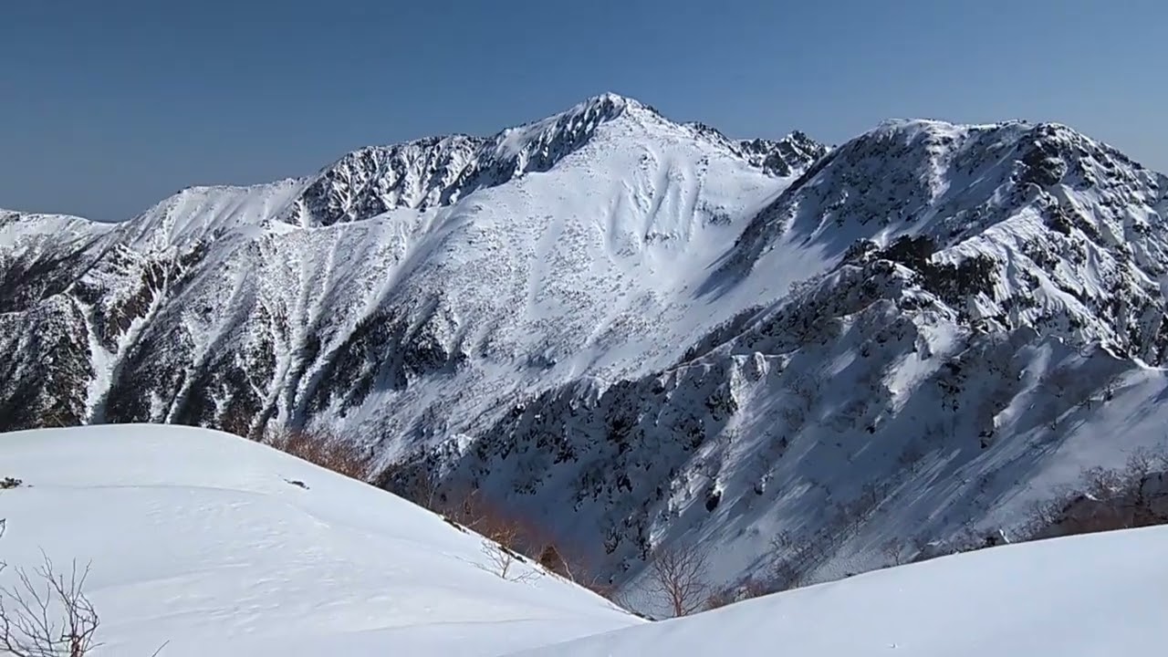 麦草岳山頂より