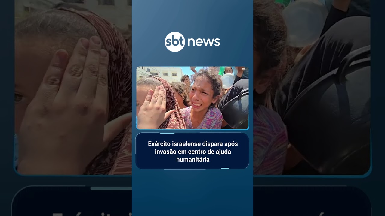 Israel faz disparos ap&oacute;s confus&atilde;o em centro de ajuda humanit&aacute;ria em Gaza | SBT Brasil (28/05/25)