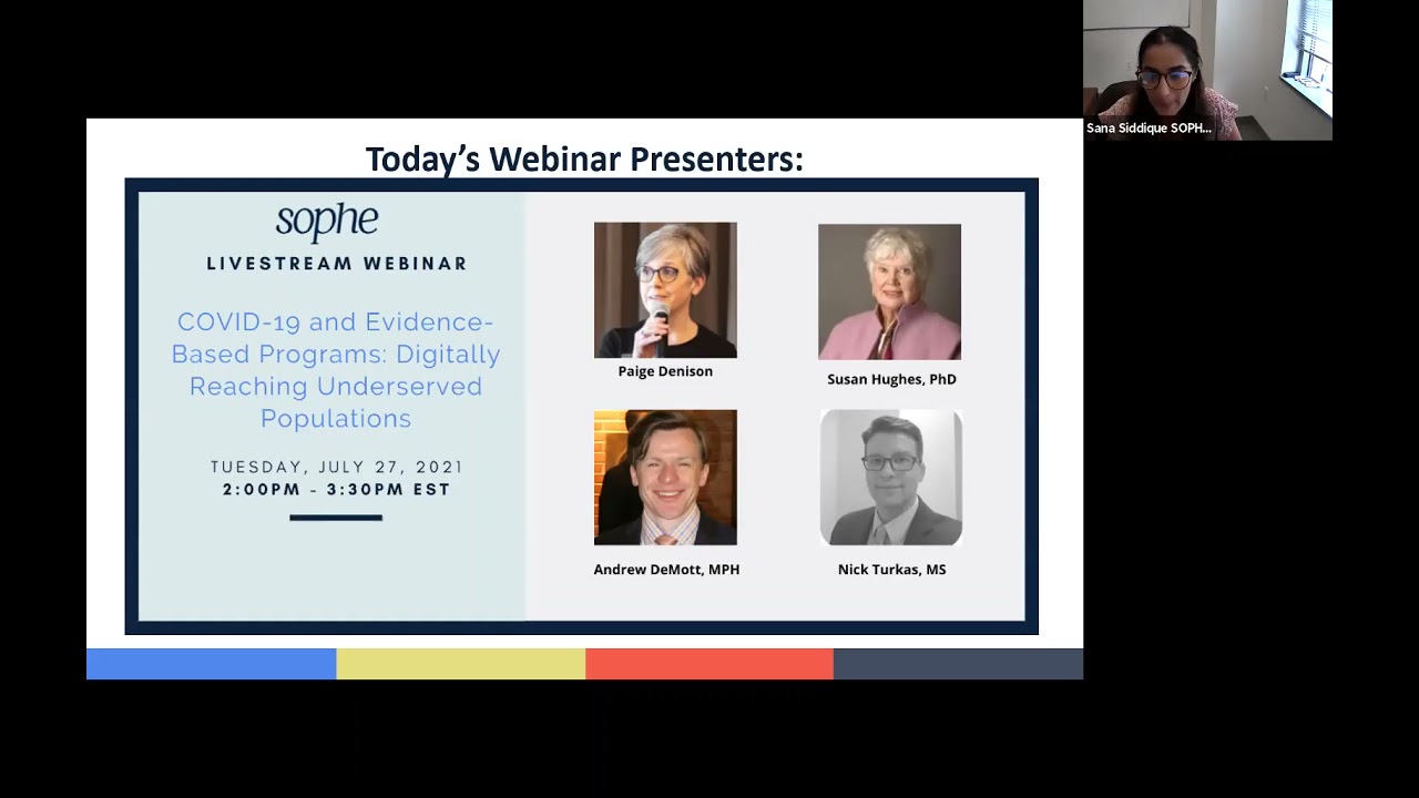 COVID-19 and Evidence-Based Programs: Digitally Reaching Underserved Populations