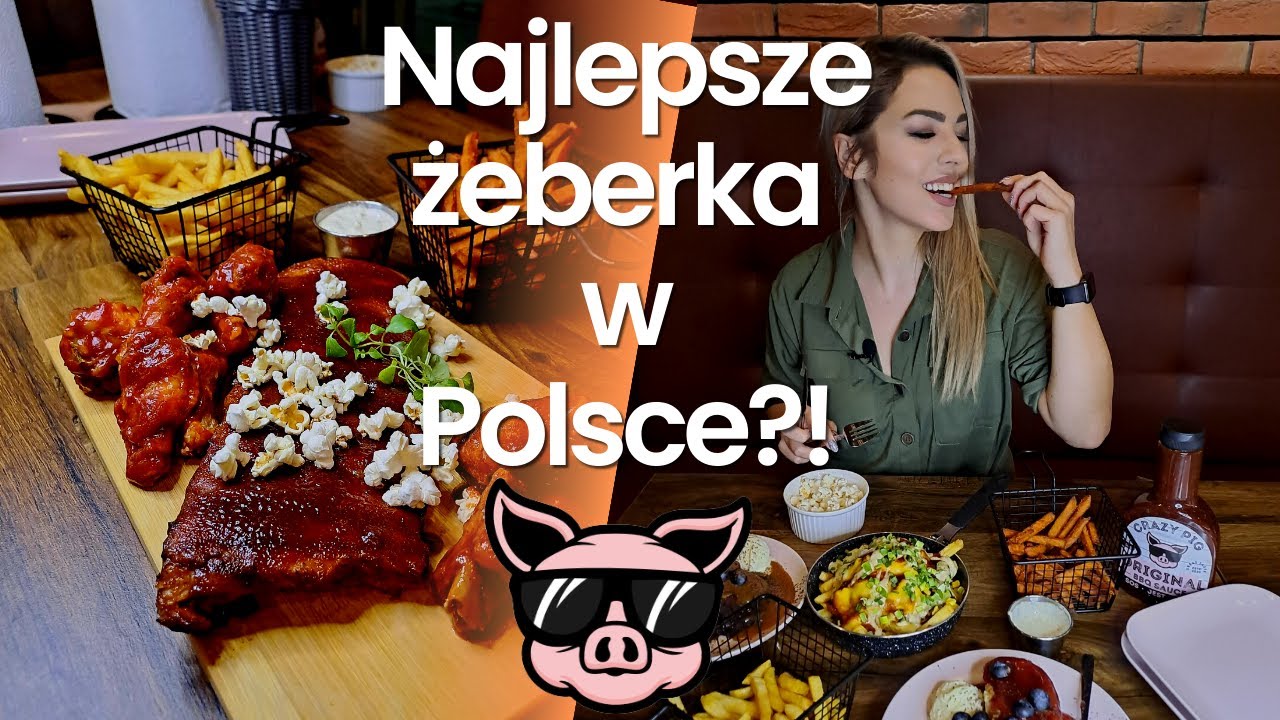 CRAZY PIG - KATOWICE, testujemy (podobno) najlepsze żeberka w Polsce. Czy warto wpaść? | Gastro vlog
