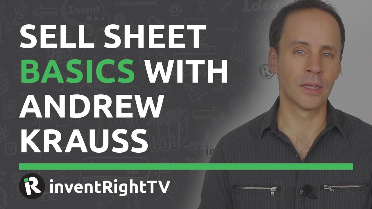 Sell Sheet Basics With Andrew Krauss