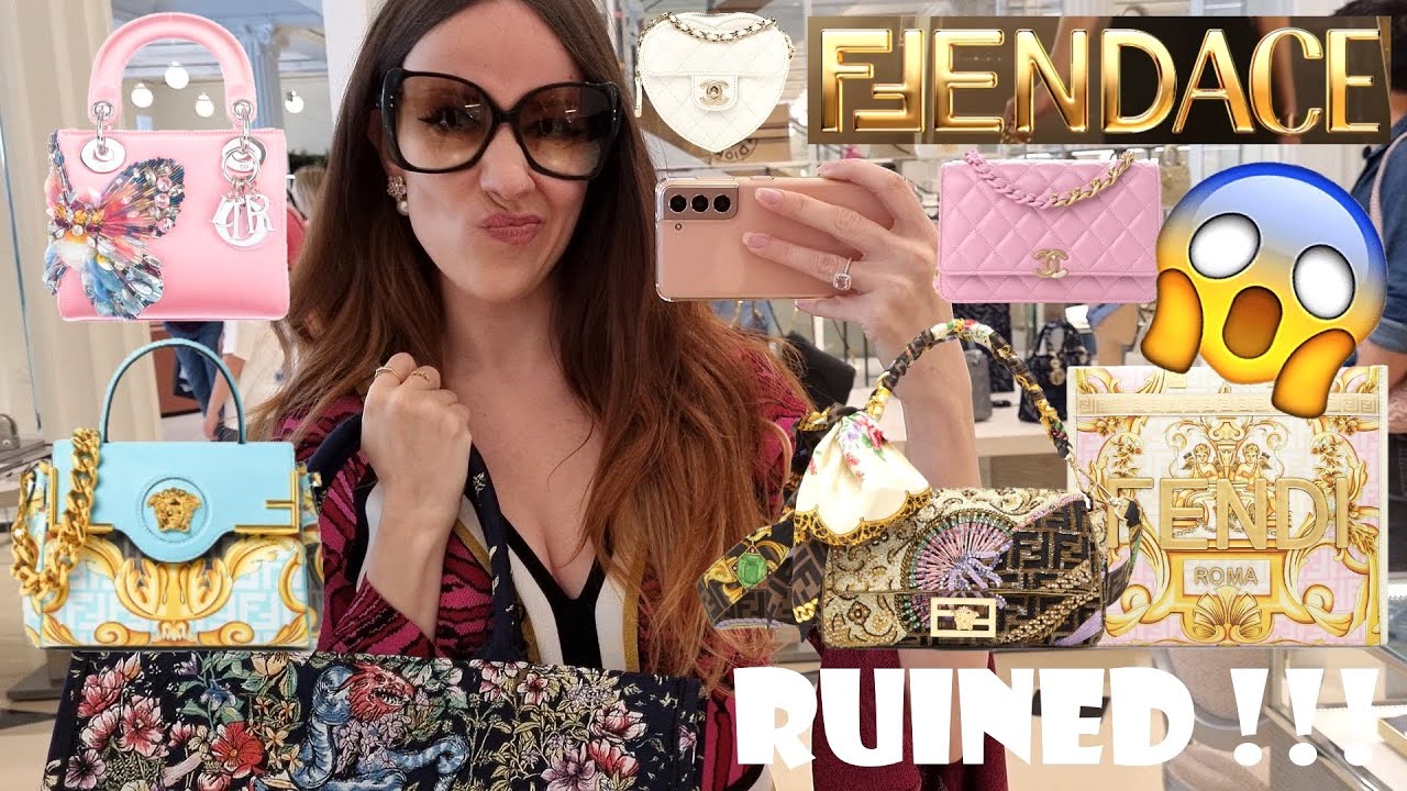 THIS BAG RUINED MY DRESS 😱 Fendace, Chanel, Dior, LV & More - LONDON LUXURY SHOPPING VLOG 2022
