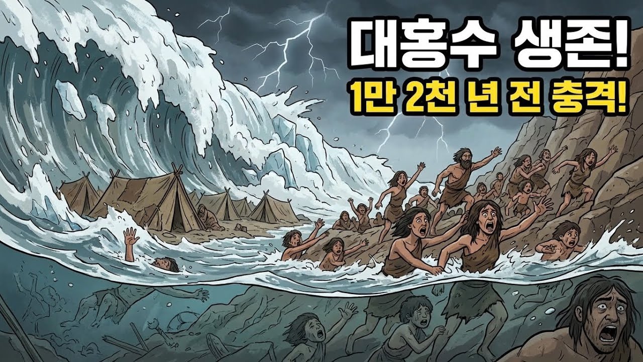1만 2천 년 전, 대홍수가 일어났을 때 인류는 어떻게 살아남았을까?